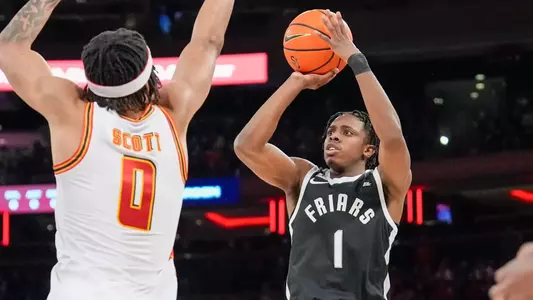 NEW YORK, NY - JANUARY 1: in the first half of a college basketball game at Madison Square Garden on February 1, 2025 in New York City. (Photo by Porter Binks).