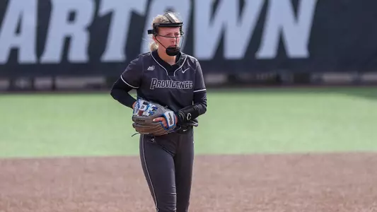 Alannah Hopkins softball action