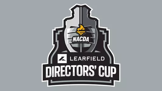 Learfield Directors Cup Logo - banner created to announce 87th place finish in 2024-25 Directors Cup Standings