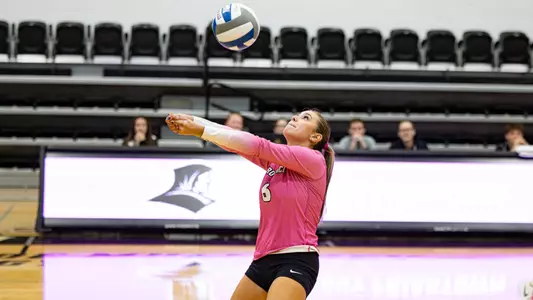 Ava Dyer dig against Seton Hall