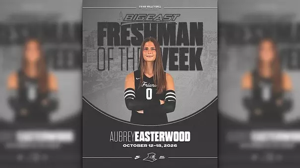Aubrey Easterwood Freshman of the Week graphic Oct. 12-18
