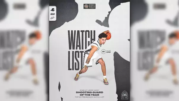 A graphic of Miles Byrd for the Shooting Guard of the Year Top 20 Preseason Watch List