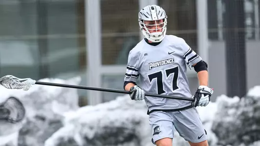 Jack Bourget defends on the Chapey Field at Anderson Stadium
