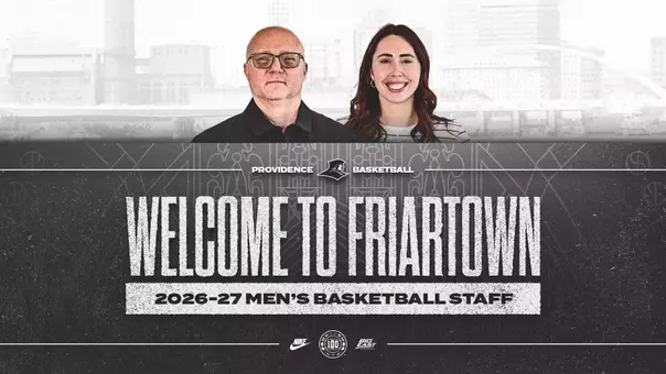 2026-2027 Men's Basketball Staff - Martin Stockwell and Jacqueline Grant, Welcome to Friartown