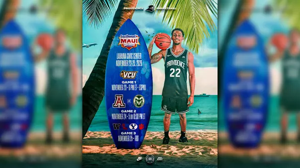 2026 Maui Invitational Graphic with times and opponents