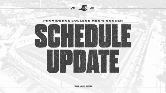 Mens soccer schedule update