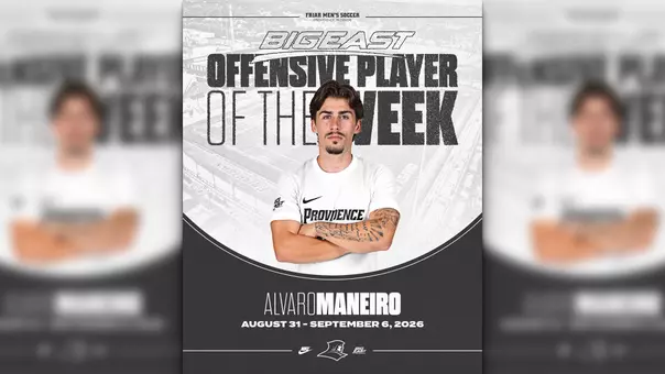 Alvaro Maneiro receives BIG EAST Offensive Player of the Week