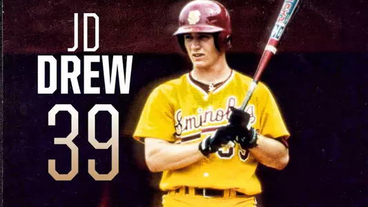 Baseball to Retire J.D. Drew’s No. 39 Jersey