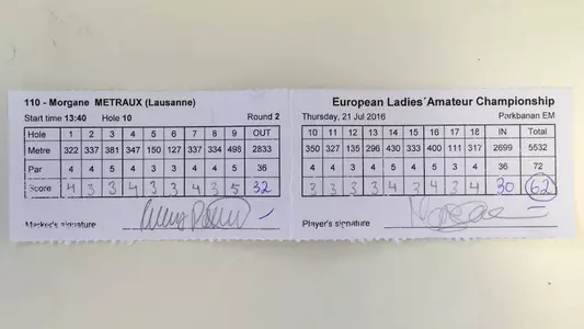 Seminoles’ Metraux Shoots 62 at European Ladies Amateur