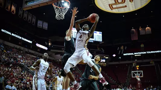 Bacon Leads Seminoles Over Davidson, 84-74, To Advance In NIT