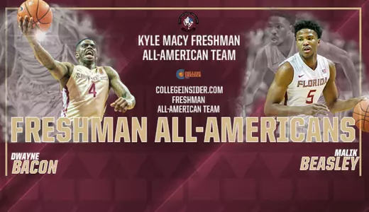 Bacon And Beasley Earn Freshman All-America Honors