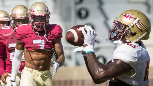 WATCH: Good on Good – Defensive Backs, Receivers Battle During Camp