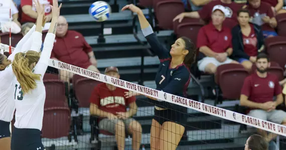 Volleyball Earns Senior Day Sweep Over Boston College