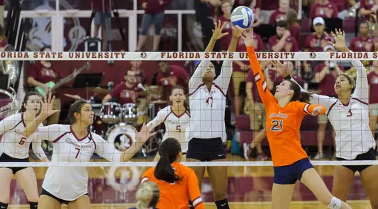 Volleyball Stunned by Hurricanes in Straight Sets
