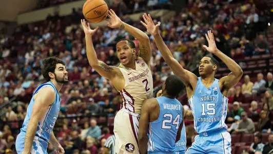 No. 24 Noles Hold Off No. 12 Heels in 81-80 Triumph