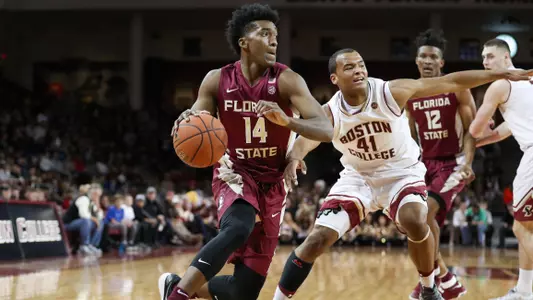 Mann Scores 21 As FSU Men Fall Short At BC