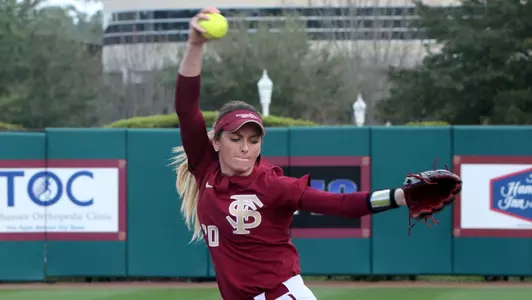 Kylee Hanson Tosses Two-Hit Shutout Versus No. 20 Michigan