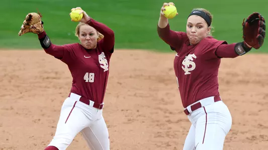 Meghan King & Cassidy Davis Toss Perfect Game As FSU Posts Friday Split