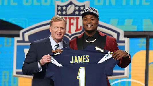 James Drafted 17th Overall By LA Chargers