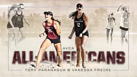 Freire, Paranagua Named AVCA Beach All-Americans