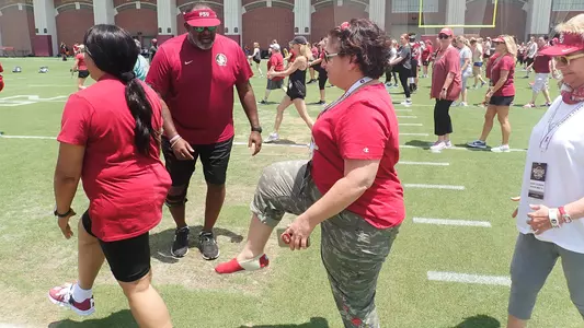 Hundreds Take Part In Taggart’s First FSU Women’s Clinic