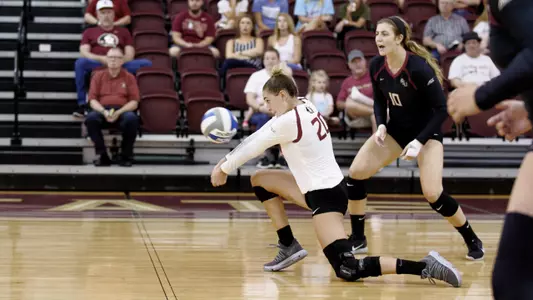 Volleyball Drops Season Opener to No. 4 Minnesota