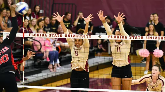 Volleyball Edged by Canes in Five