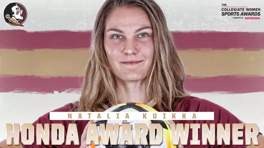 Natalia Kuikka Earns Soccer’s Honda Sport Award