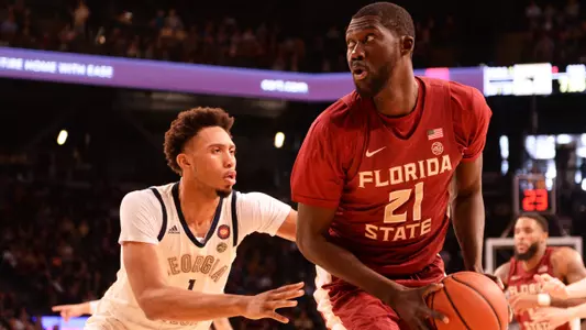 Koumadje Doubles Up Again As FSU Men Rout GT, 69-47