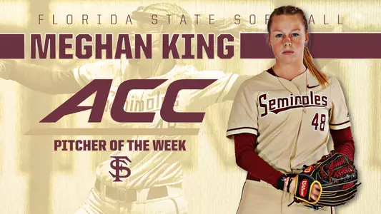 Meghan King Earns 11th ACC Pitcher Of The Week Honor