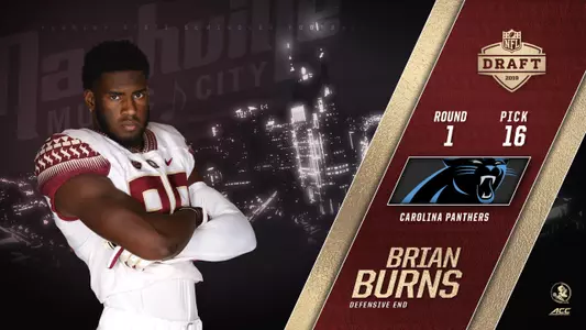 Burns Selected 16th Overall In First Round Of NFL Draft