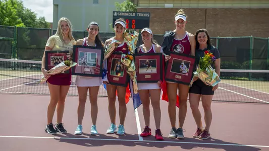 Women’s Tennis Dominates Louisville On Senior Day