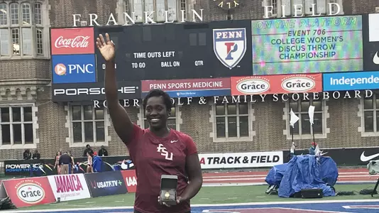 Love Handles Rain, Penn Discus Field In Victory
