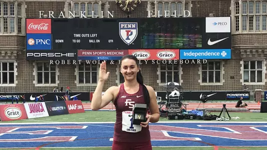 Kanuchova Hammers Out Penn Relays Title
