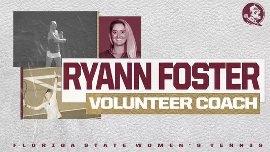 Women’s Tennis Adds Ryann Foster as Volunteer Assistant Coach