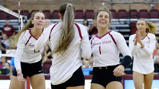 No. 23 Volleyball Earns Road Sweep At Wake Forest