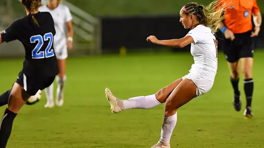 Soccer Takes Care of No. 9 Duke On Senior Day