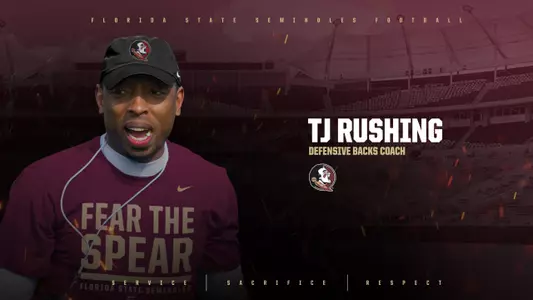 TJ Rushing Hired As Defensive Backs Coach