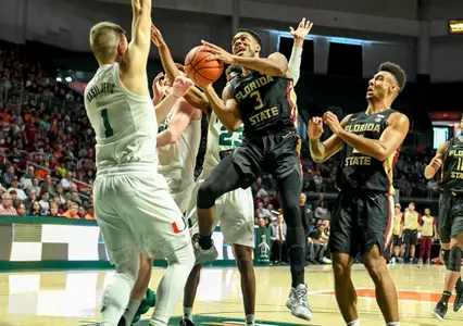 No. 9 Florida State Rallies Past Miami in OT, 83-79