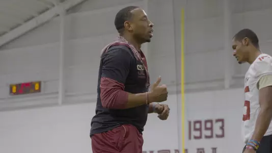 DBs Coach Rushing Laying Foundation With FSU Secondary