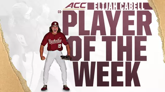 ?: Cabell Named ACC Co-Player of the Week