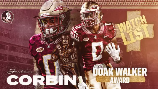 Corbin Named to Doak Walker Award Watch List