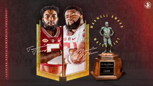 Terry, Wilson Earn Maxwell Award Recognition