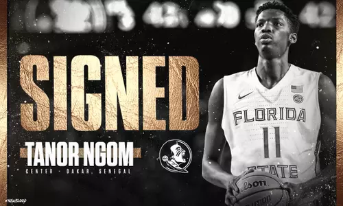 Tanor Ngom Signs Grant In Aid To Play Basketball