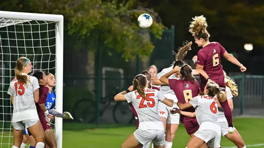 Soccer Remains Unbeaten Against Virginia Tech with 4-0 Win