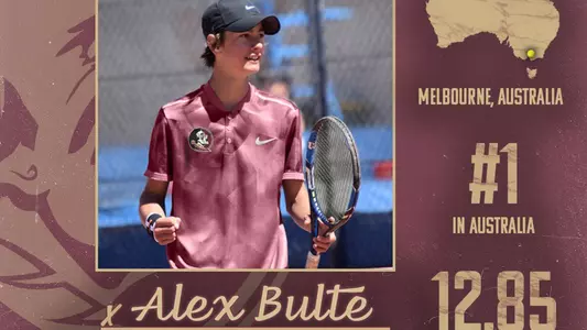 Men’s Tennis Inks No. 1 Australian Junior Alex Bulte