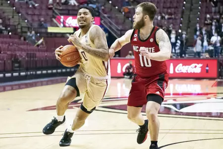 Basketball Defeats NC State, 105-73