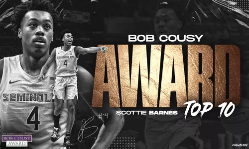 Seminoles’ Barnes Named To Cousy Award Top-10