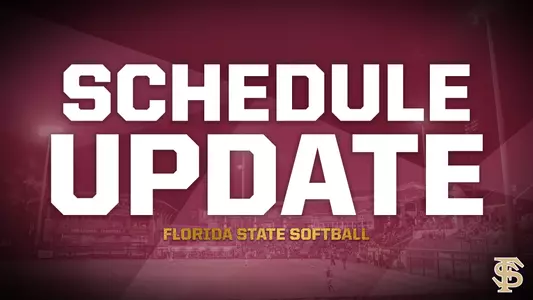Softball Game vs. Florida A&M Postponed