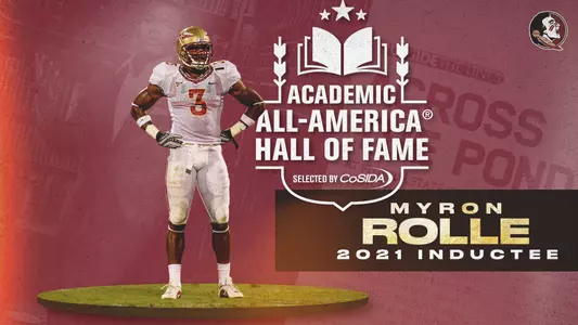DR. MYRON ROLLE NAMED TO COSIDA ACADEMIC ALL-AMERICA HALL OF FAME